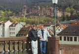 The famous Heidelberg castle.  Jeff & Jason
